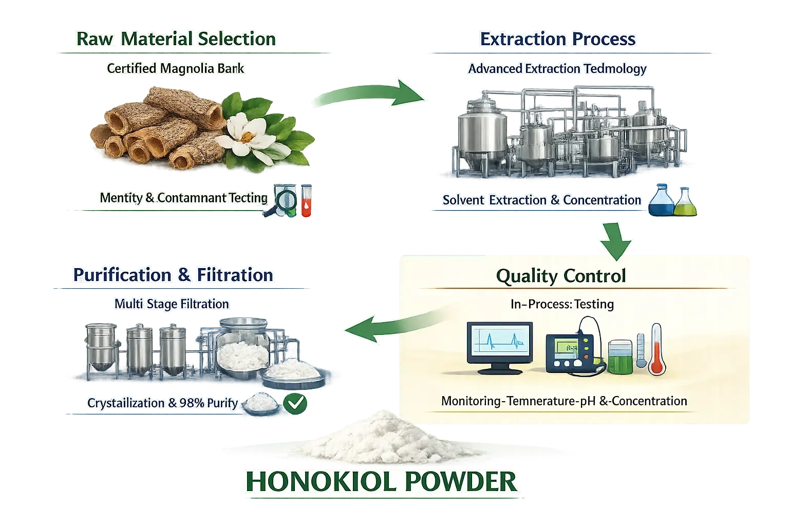 honokiol powder Process