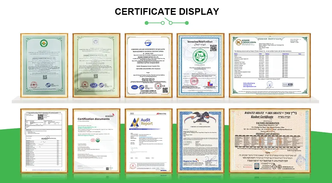 Certifications
